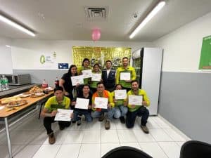 Entrega diplomas alumnos tienda Tottus Antofagasta